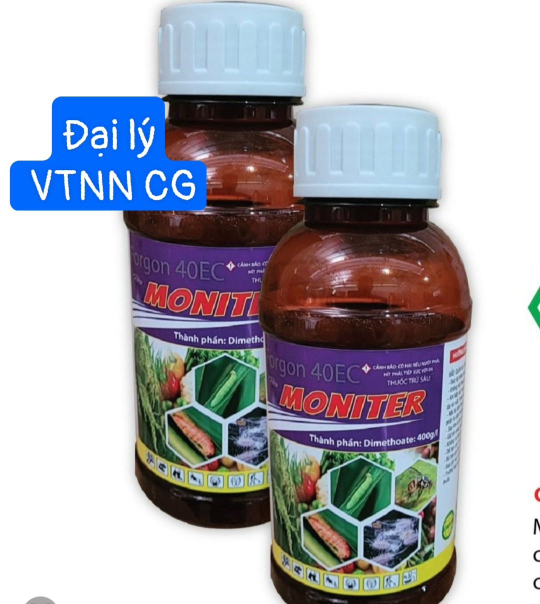 Thuốc trừ sâu monitor 40ec trừ sâu cuốn lá, đuổi chuột, ruồi vàng+chai 450ml combo 10 chai 450ml