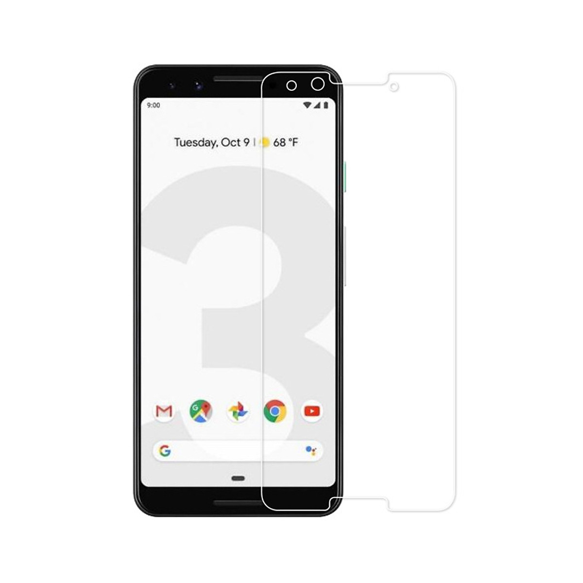 Dán màn hình cường lực dành cho Google Pixel 3 9H