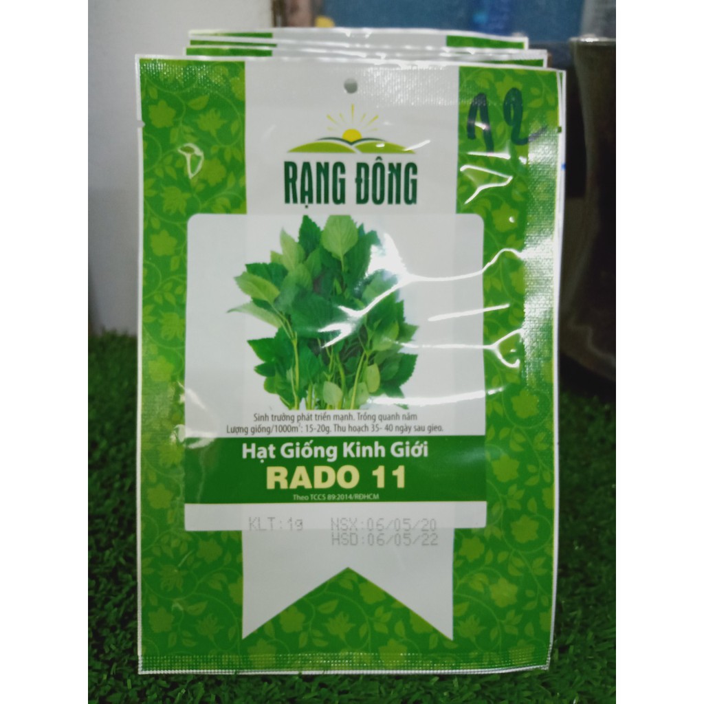 Hạt giống rau rđ-kinh giới 11-12k