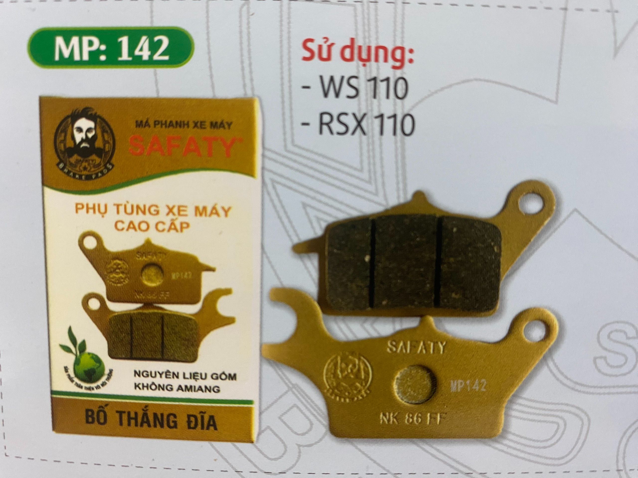 Bố thắng đĩa cao cấp safaty wave s110/ future f1/rsx