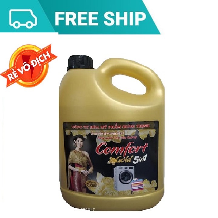 [HCM]Nước Giặt Xả Comfor Baby Gold 3800ml Siêu Đạm Đặc