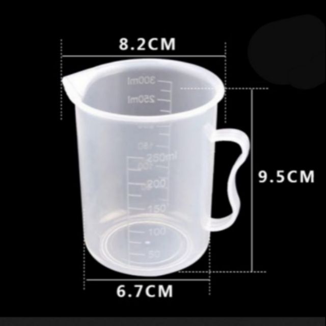 Ca đong chia vạch, cốc đinh lượng pha chế chia vạch 250ml - 300ml