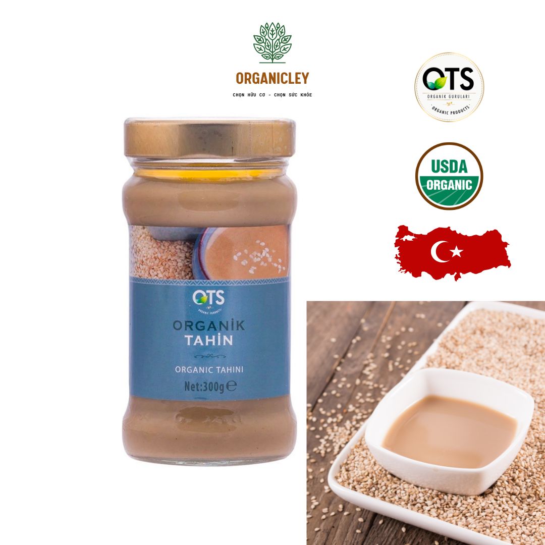 Bơ Mè Tahini Hữu Cơ OTS Organik Organic Sesame Butter 300g - Bơ Vừng - Bơ Mè Hữu Cơ - Bơ Mè Tahini - Bơ Hữu Cơ