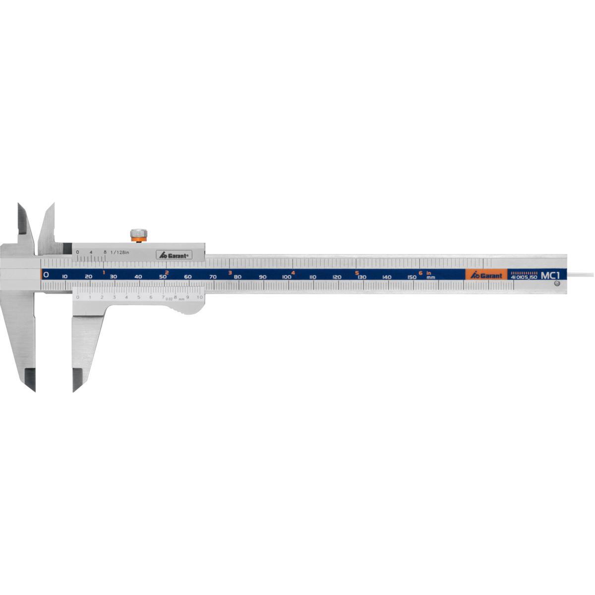 Thước kẹp cơ khí chính xác garant 410105 độ chia một vạch 0.02mm 150mm