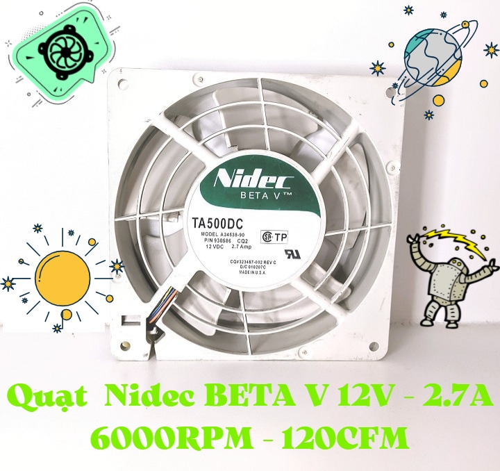 Quạt Tản Nhiệt 12V 0.13-4.8A 12cm - Fan Cooling PC - Nhiều Phân Loại Quạt