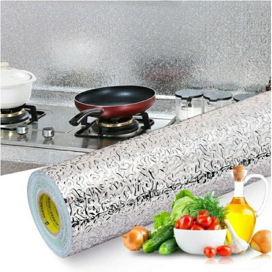 Cuộn giấy bạc dán bếp chống thấm, chống cháy