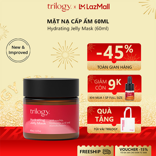 Mặt nạ cấp ẩm Trilogy Hydrating Jelly Mask 60ml
