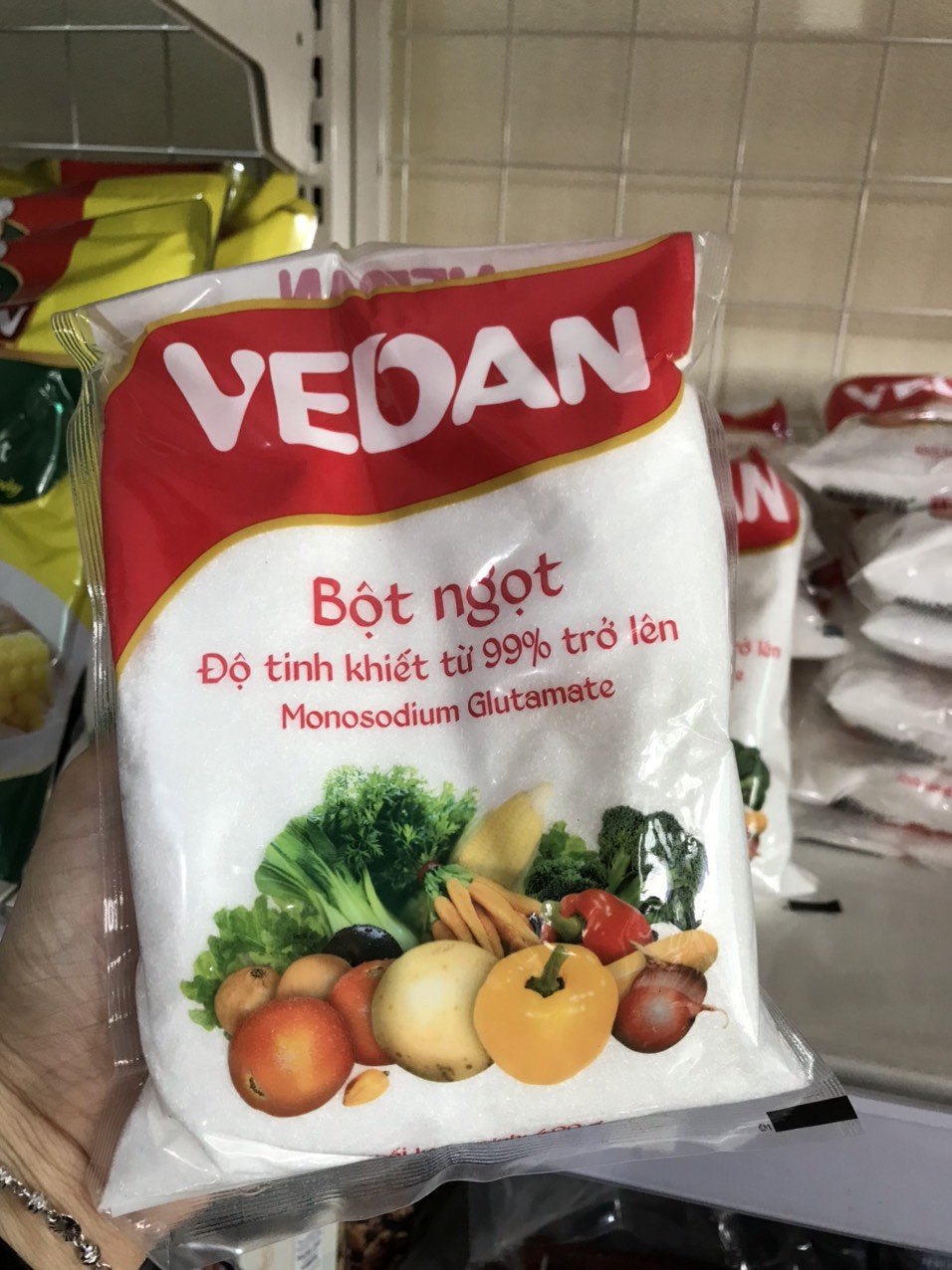Bột ngọt vedan túi 400g - hạt nhỏ- chính hãng - date mới
