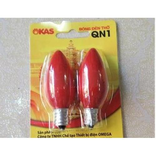 Bộ 2 bóng đèn led quả nhót cho đèn thờ