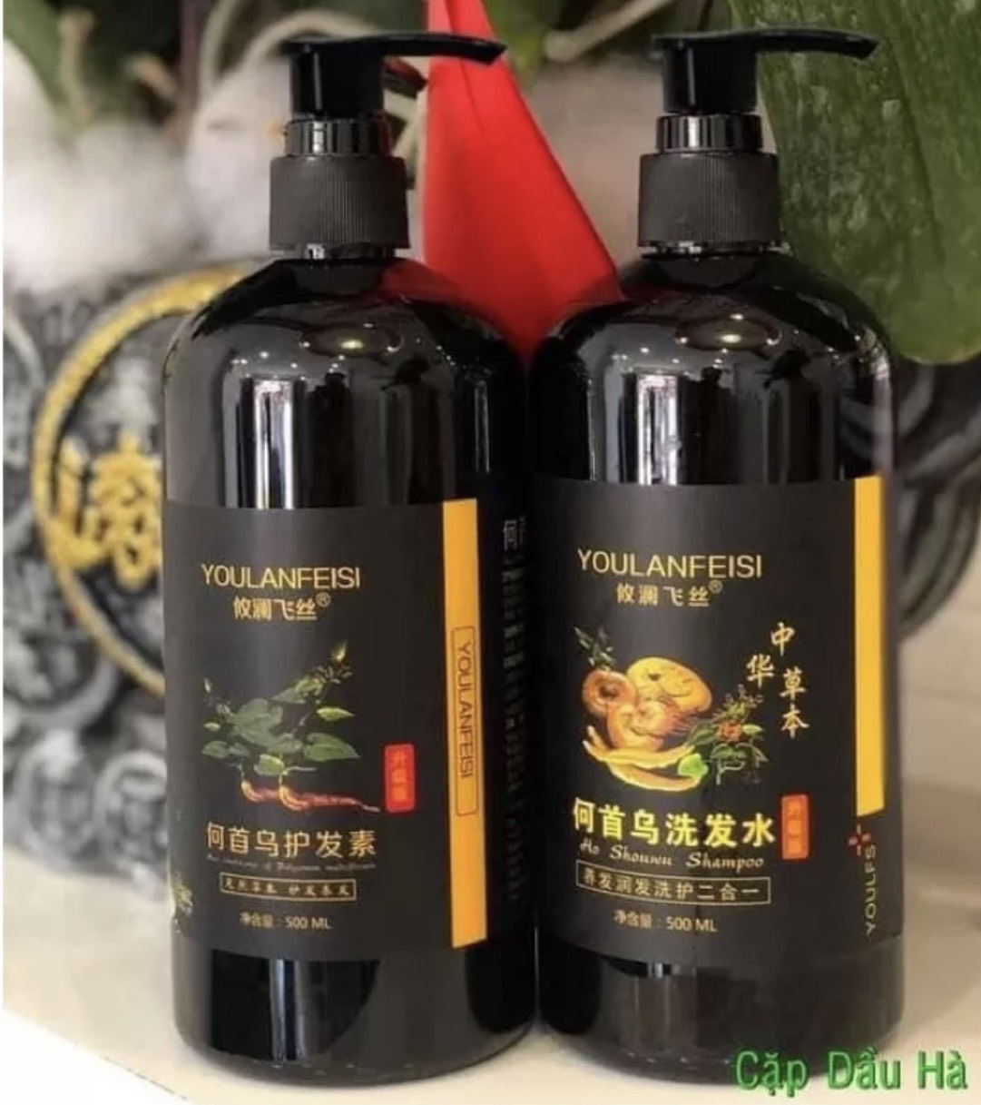 Dầu hà thủ ô chăm sóc tóc chăm sóc chăm sóc massage cơ thể
