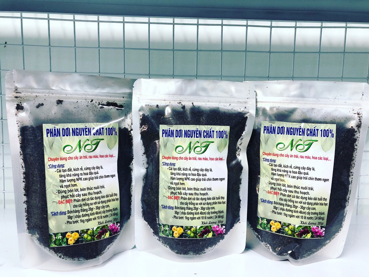 Phân dơi hữu cơ cao cấp GÓI 500 gr đã qua xử lý chuyên dùng bón hoa, cây cảnh