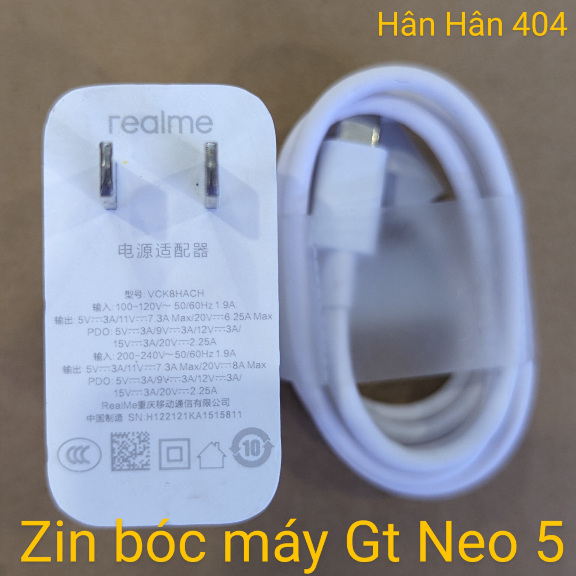 Bộ sạc 160w superdart zin bóc máy cho realme gt neo5 realme gt neo3