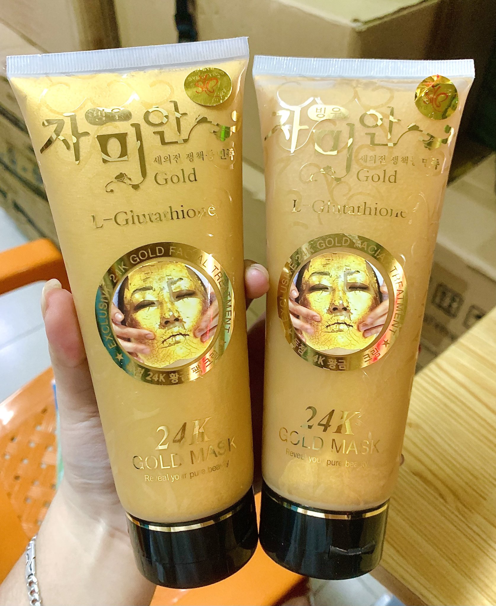 Mặt nạ vàng 24 k gold mask 220ml