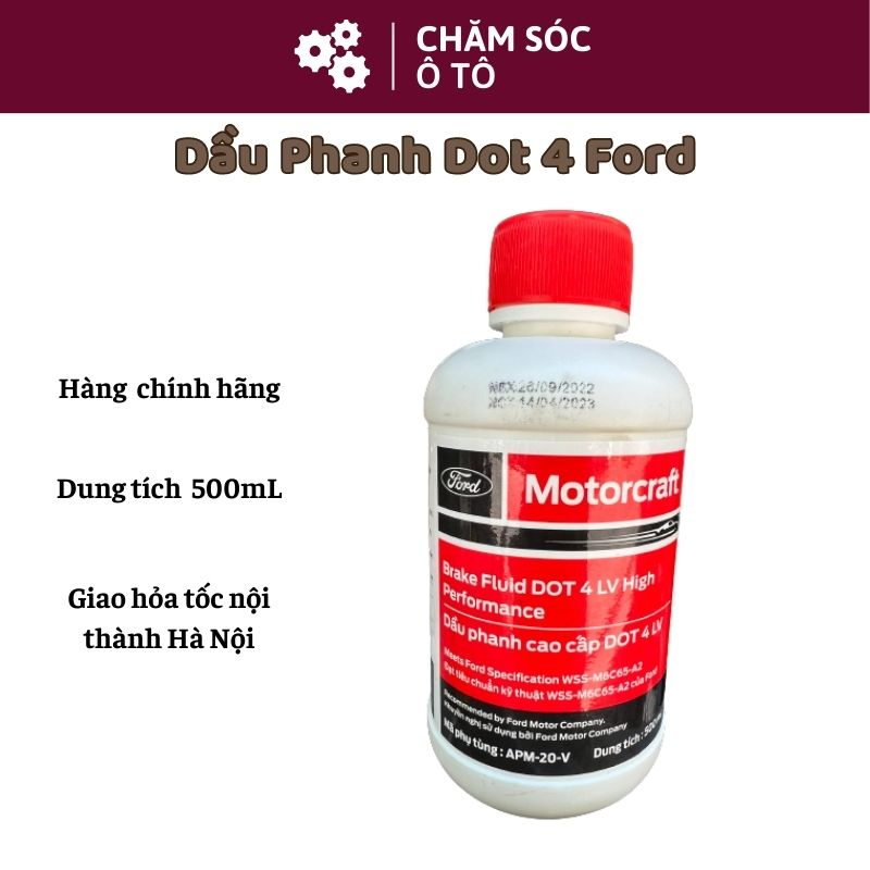 Dầu Thắng / Dầu Phanh DOT 4 FORD - Brake Fluid DOT 4 High Performanceđạt Tiêu Chuẩn WSS-M6C65-A2 Của Ford