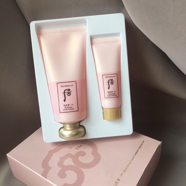 [HCM]Set sữa rữa mặt Whoo hồng
