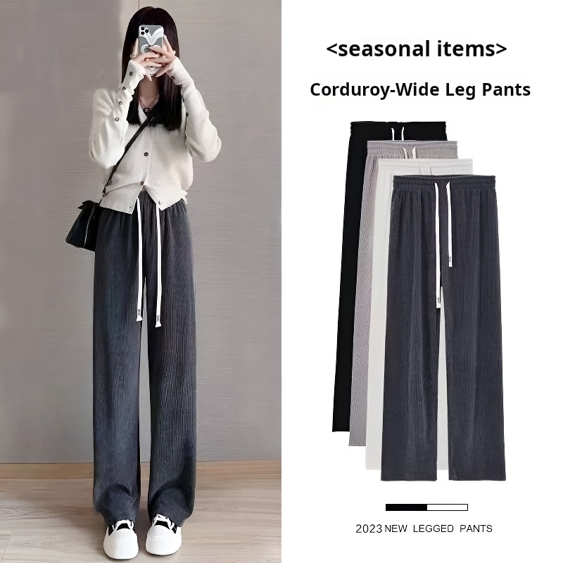 zaqu11 Thickened Loose Winter WideLeg Pants for Women