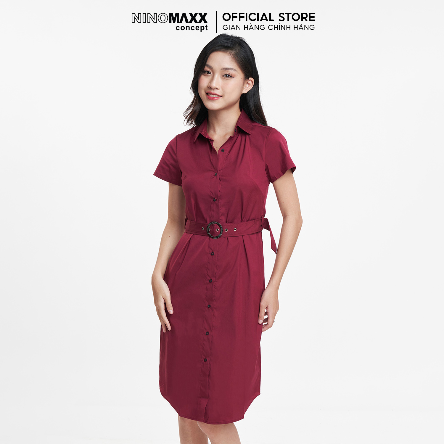 N&m đầm thời trang nữ kèm belt 2101061