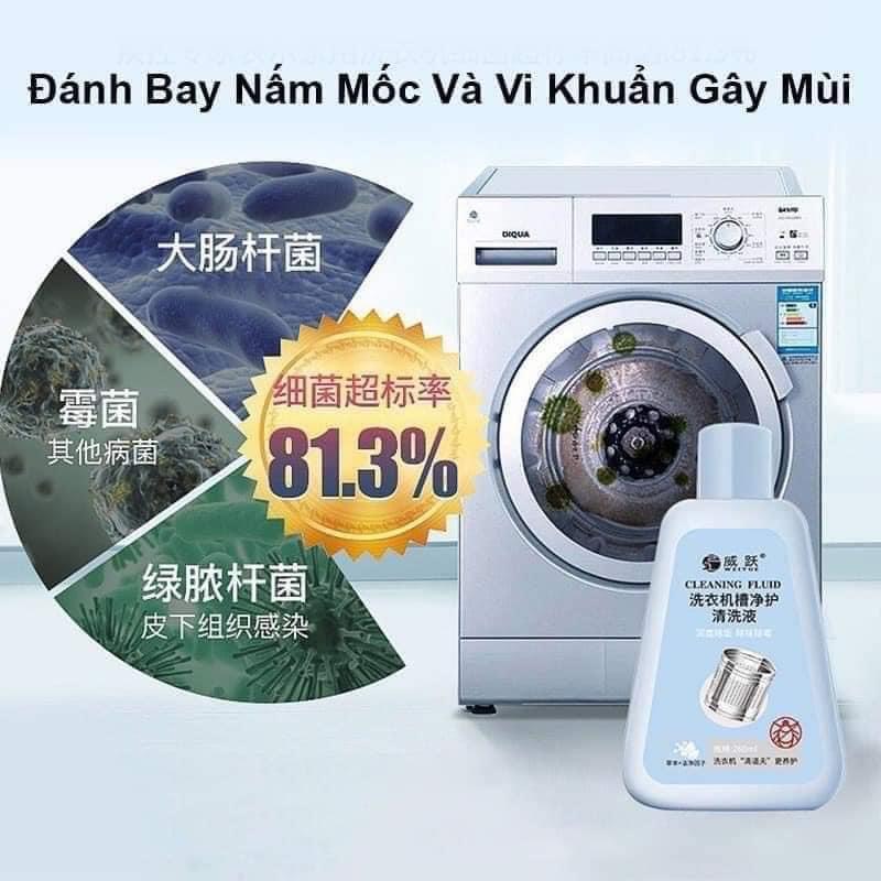Tẩy vệ sinh máy giặt-Nước Vệ Sinh Lồng Máy Giặt Cleaning Fluid Hàng Nội