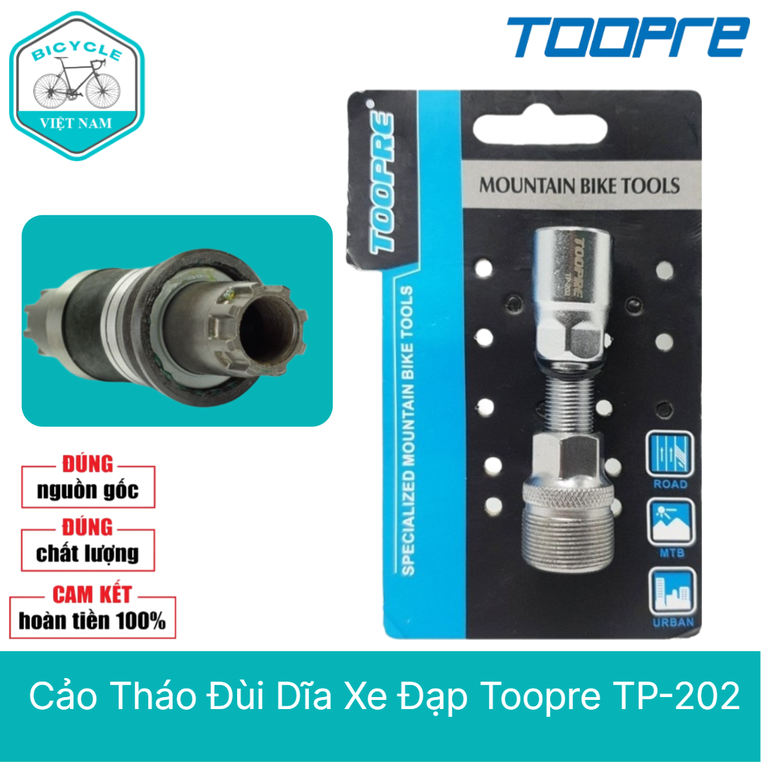 Cảo tháo đùi dĩa cốt vuông xe đạp toopre tp-202