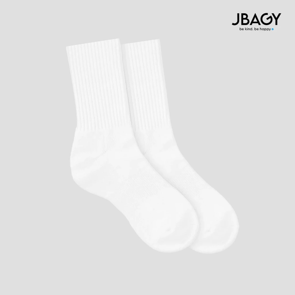  Tất cổ cao vớ cổ cao nam nữ màu trơn basic thương hiệu JBAG 
