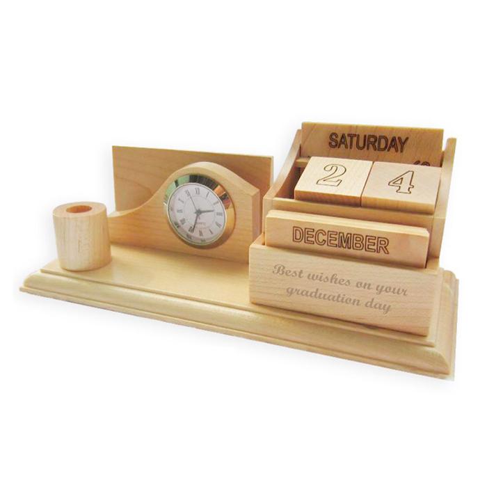 [HCM]Quà tặng lịch gỗ để bàn