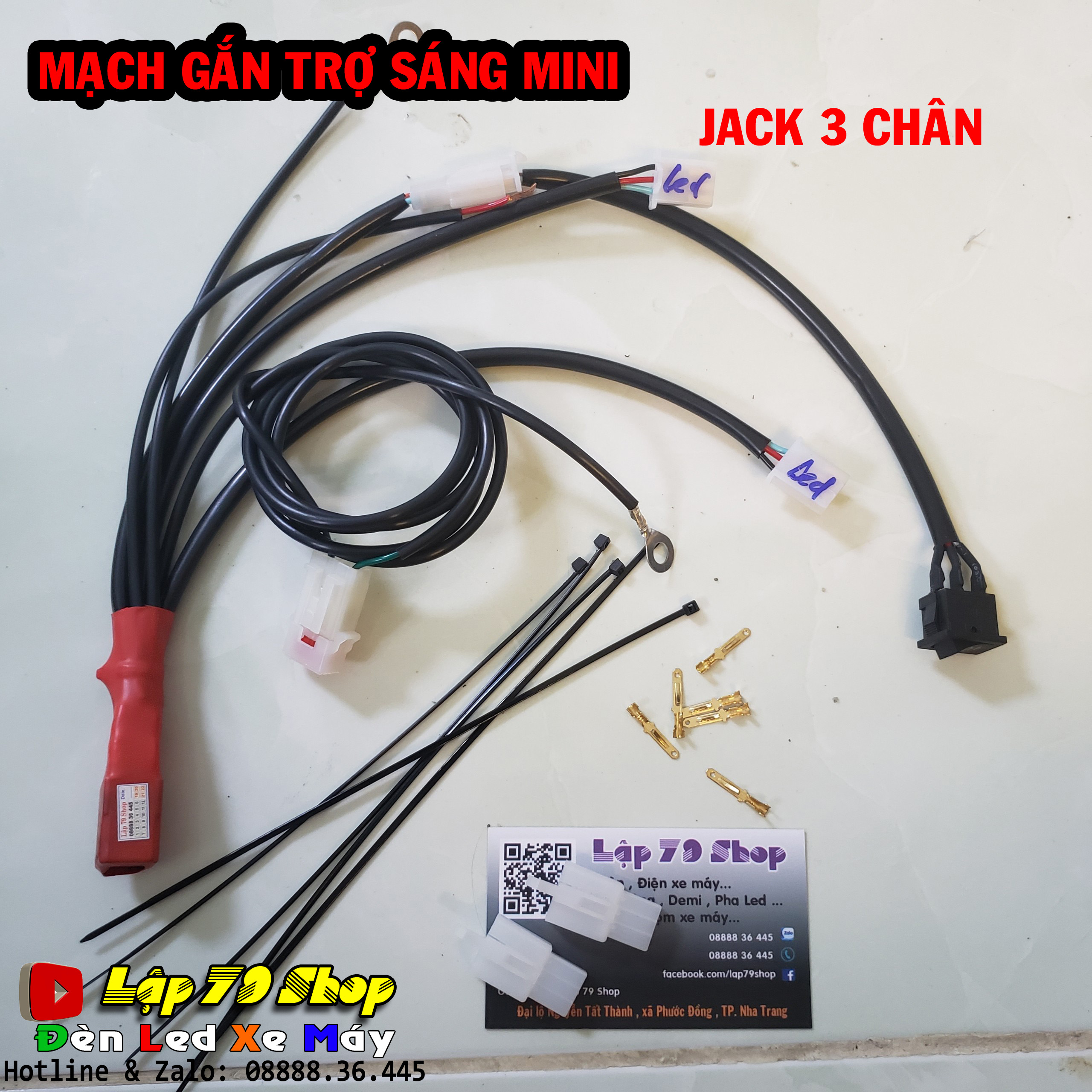 [LẬP 79 CENTER] Mạch Gắn Đèn Trợ Sáng Bi Cầu Mini