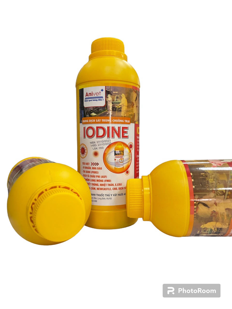Sát trùng chuồng trại IODINE 10% Sát trùng ngoài da, sát trùng vết thương cty Anivet