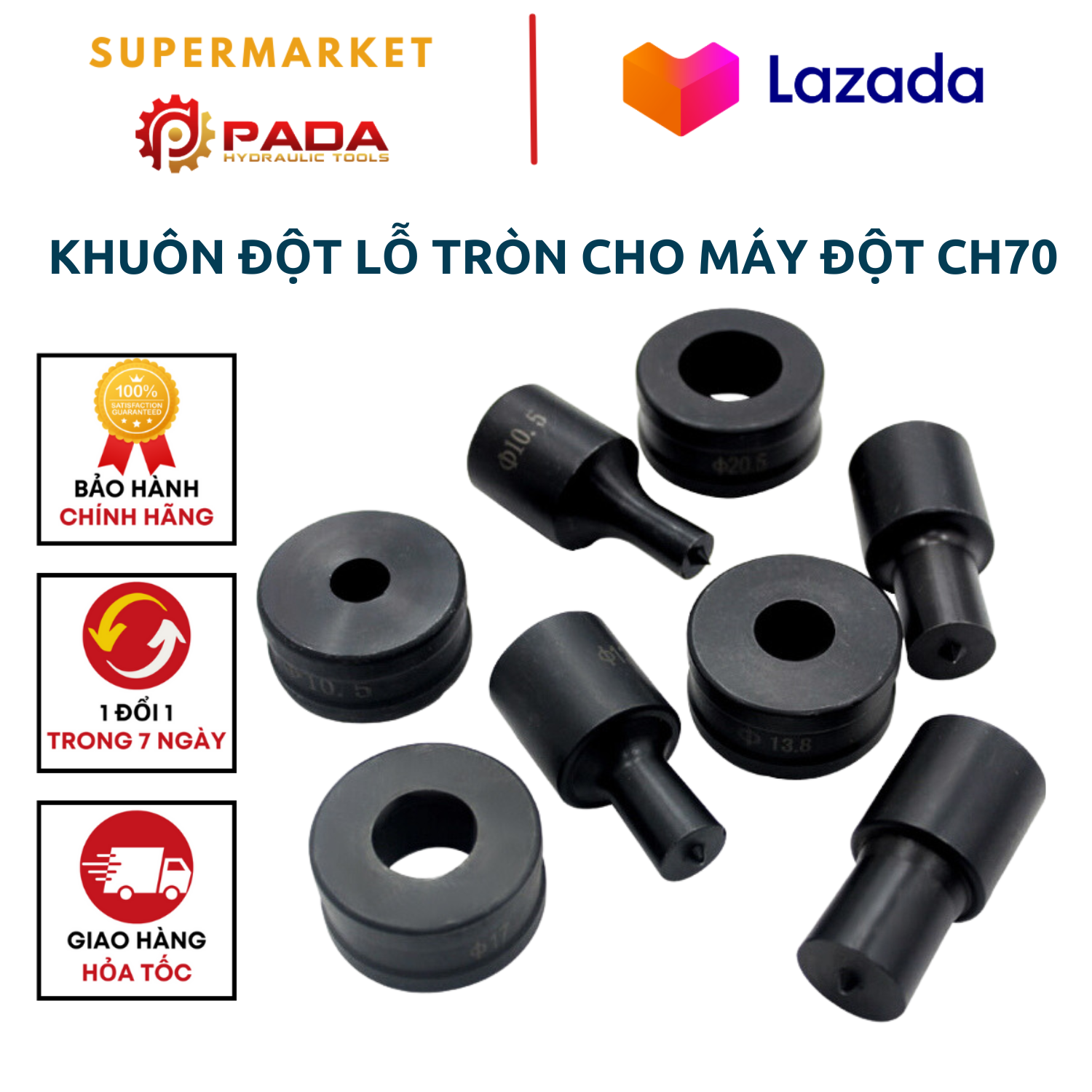 Khuôn đột lỗ tròn cho máy đột lỗ thủy lực ch70-hhm70