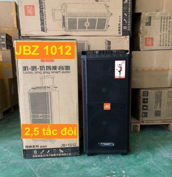 Loa kéo jbz 1012 thùng gỗ bass đôi