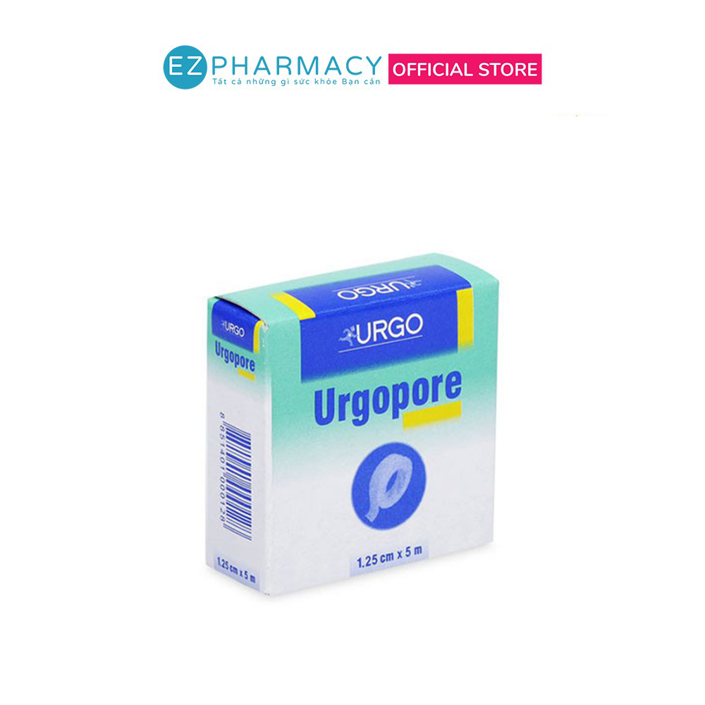 Băng dán vết thương Urgopore - băng keo giấy (Hộp 1 cuộn)