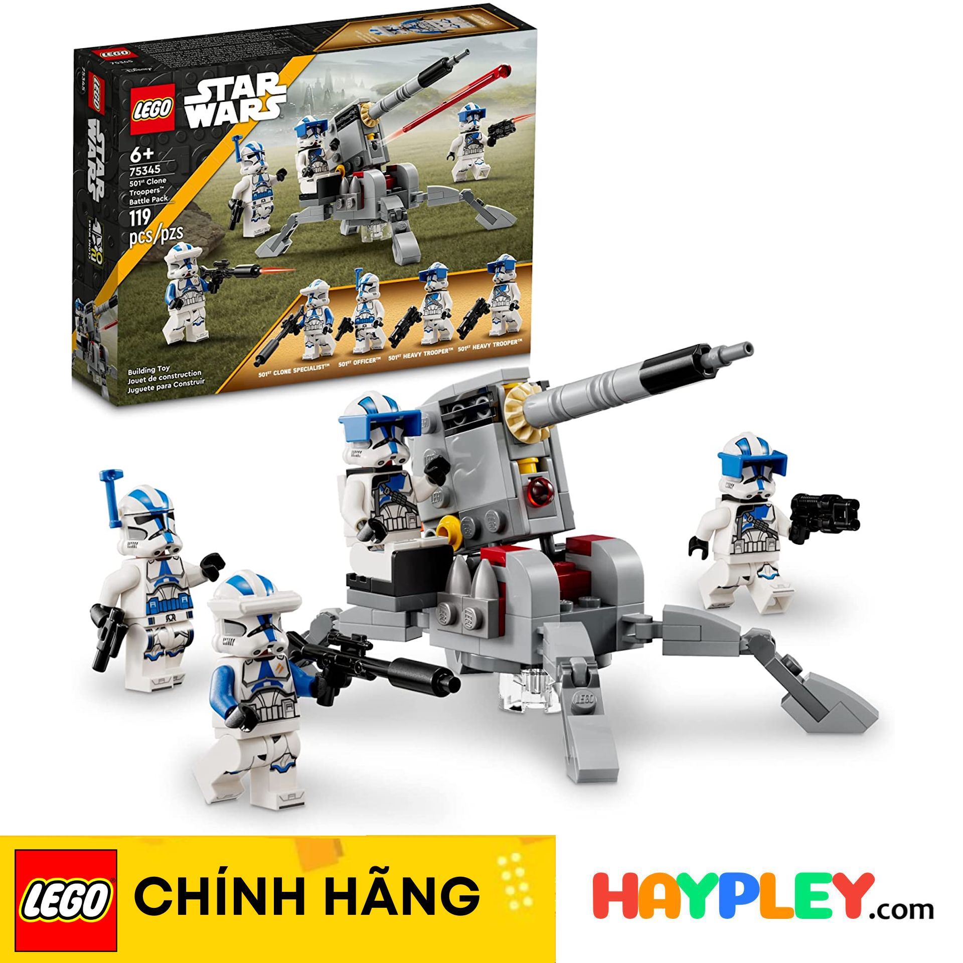Lego star wars 75345 đội quân 501st clone troopers - haypley