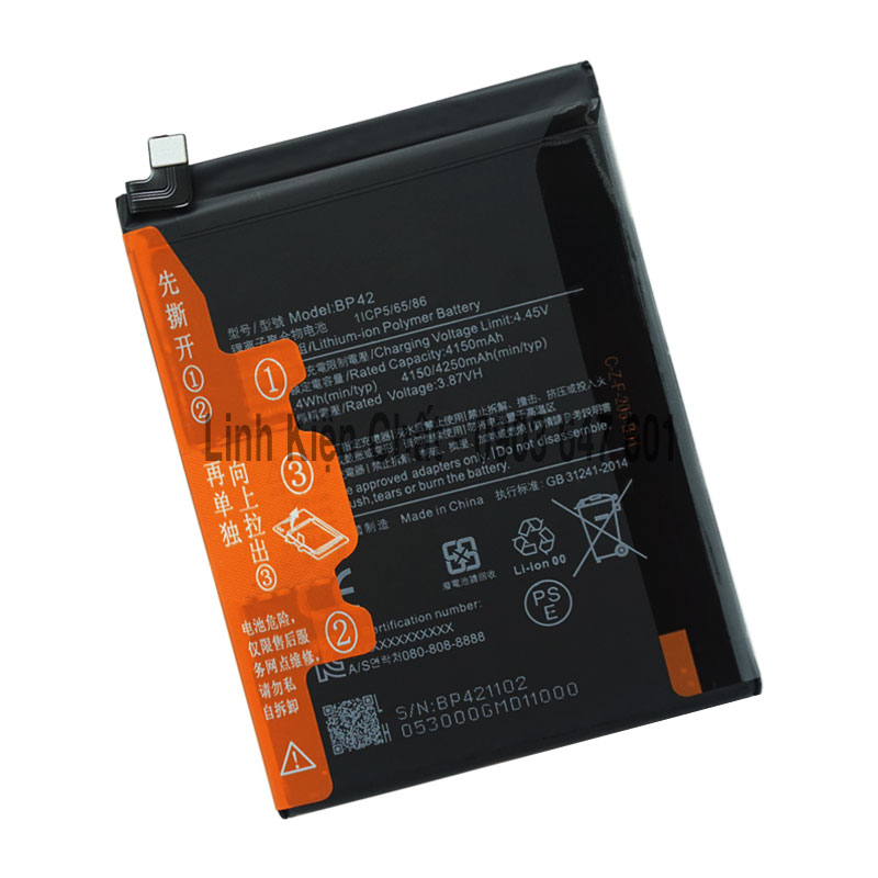 Pin điện thoại xiaomi mi11 lite 5g 4250mah zin