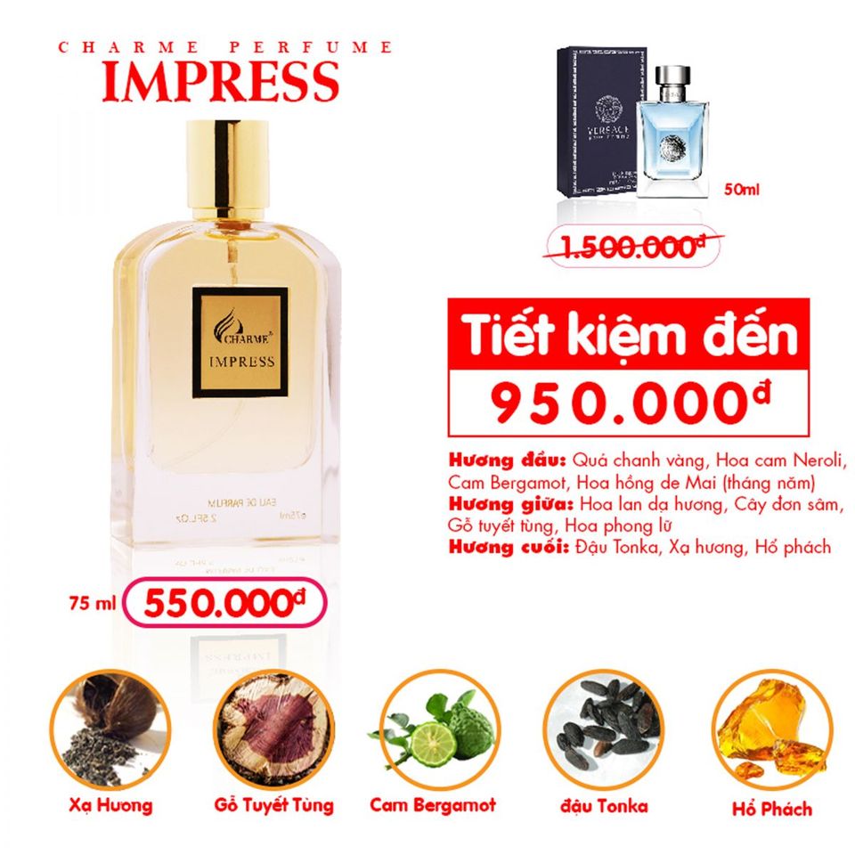 Nước Hoa Charme_Impress 75ml
