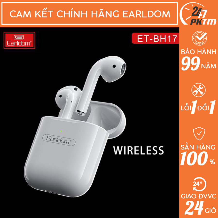 Tai nghe bluetooth true wireless earldom et-bh17 | 🛑 phụ kiện thông minh 247 vn 🛑