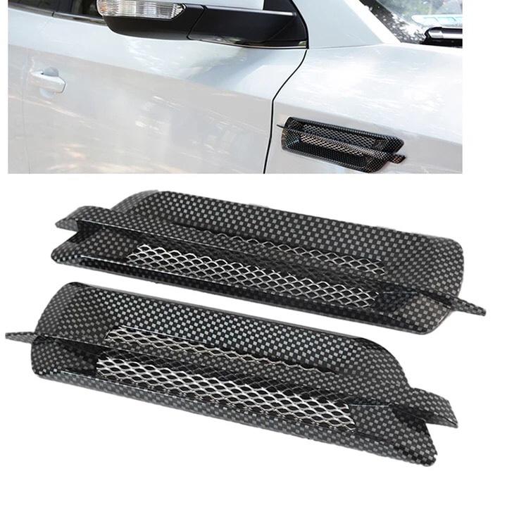 [HCM]Bộ 2 mang cá giả hốc gió ô tô MC012 (đen)
