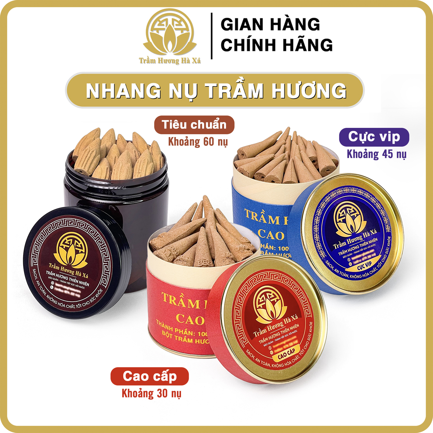  Nhang nụ trầm hương đốt xông nhà tẩy uế Trầm Hương Hà Xá đồ thờ cúng phong thủy an toàn cho sức khỏe mang lại may mắn tài lộc cho gia chủ 
