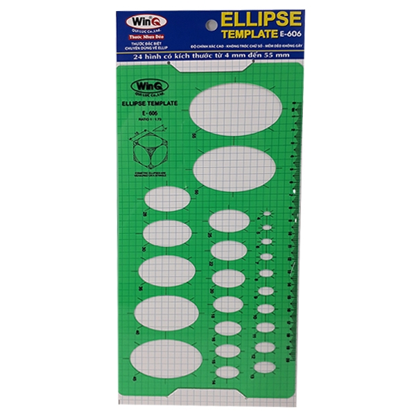 Thước elip winq e606