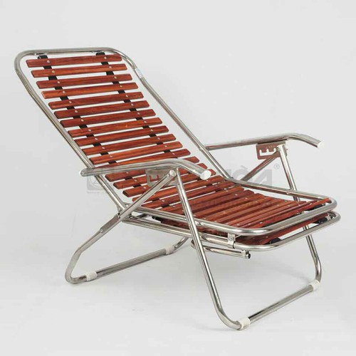 Ghế Xích Đu Xuân Hòa - Vân Gỗ - Khung Inox