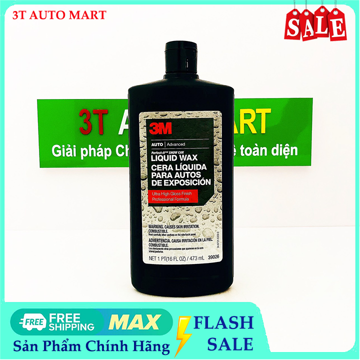 Chai dung dịch đánh bóng xe hơi 3m