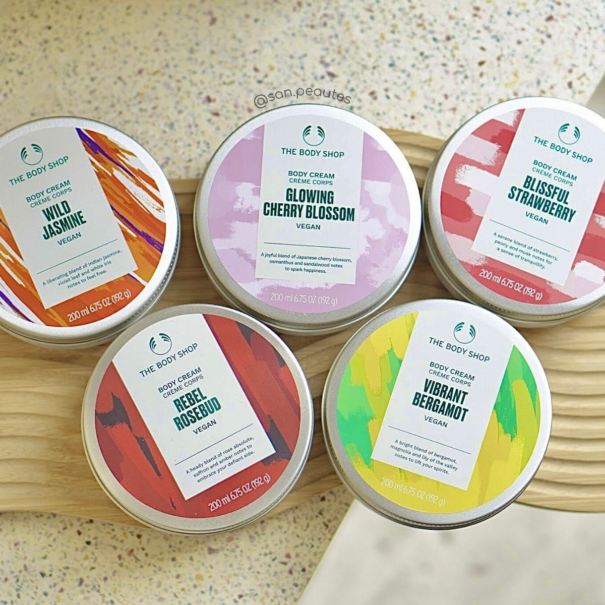 Kem dưỡng thể hương nước hoa dòng CHOICE The Body Shop Body Cream 200ml