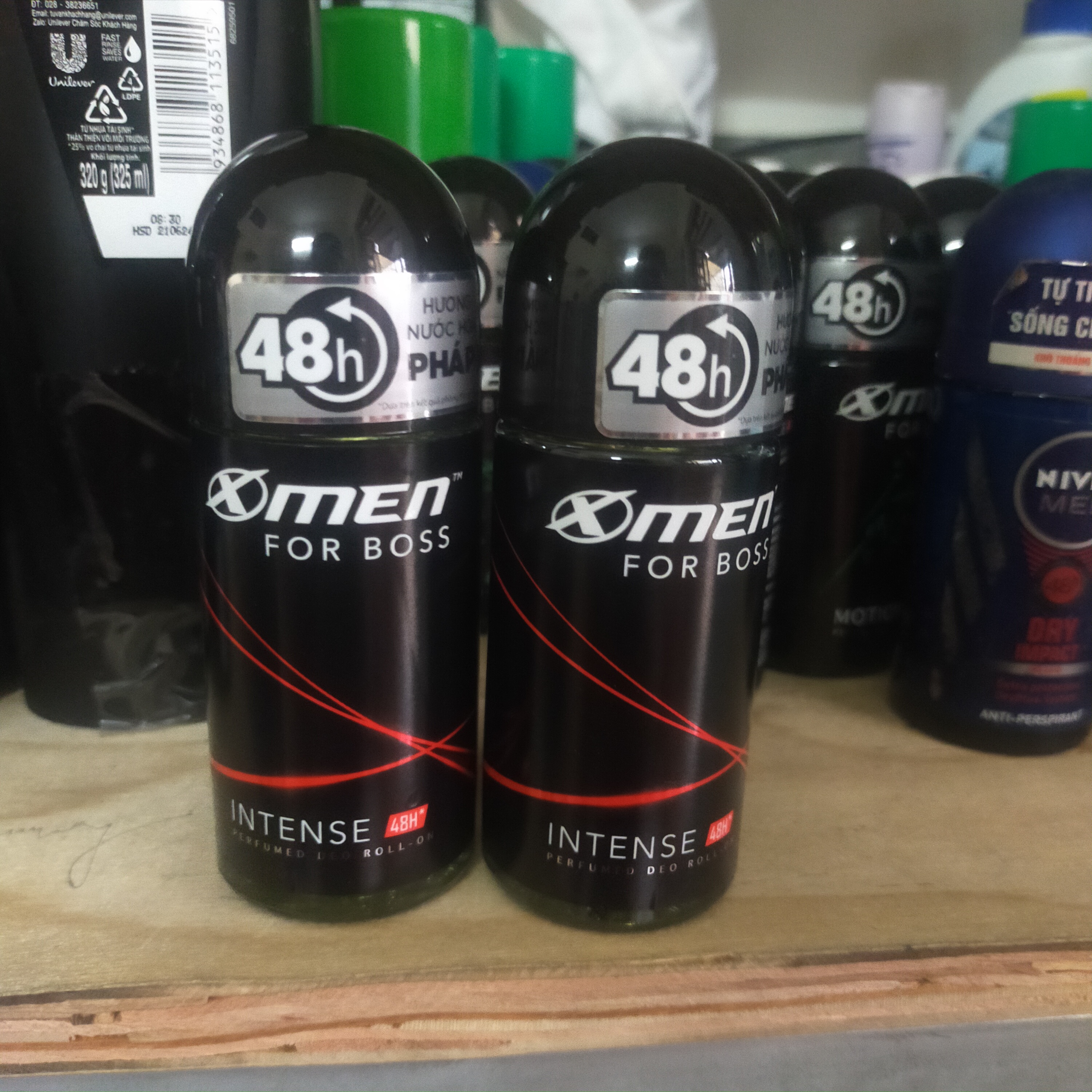 Comnbo 2 lăn khử mùi hương nước hoa x-men for boss 50ml