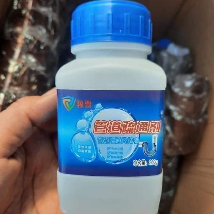 Bột thông cống cực mạnh, Bột thông tắc cống siêu mạnh, bột thông bồn rửa bát, cống nhà tắm - TKVT6