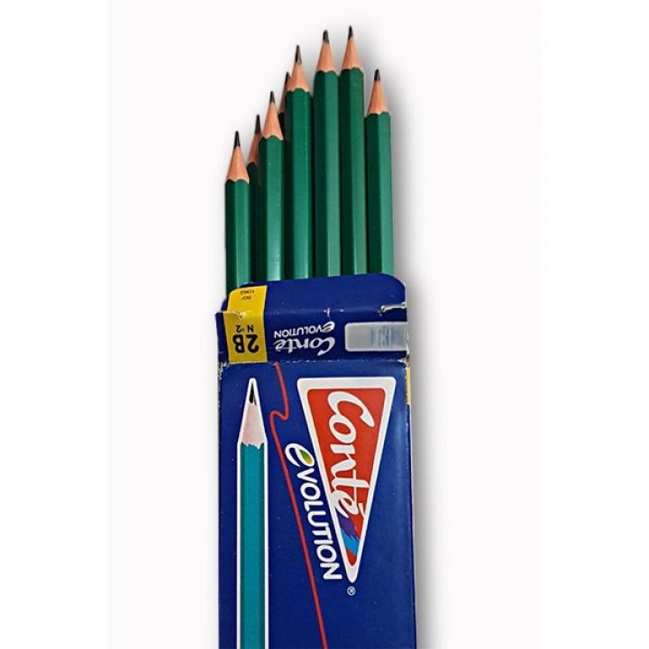 Bút chì Conte cao cấp hộp 12 cây - 2B