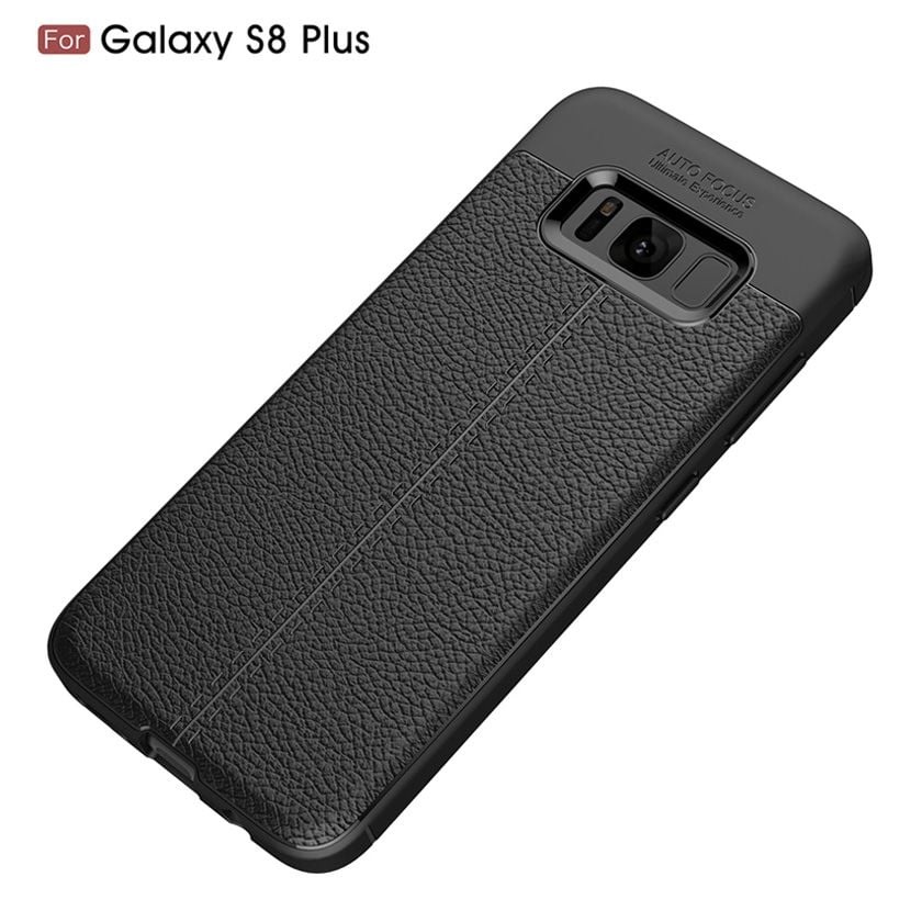 Ốp lưng silicon vân da cho samsung galaxy s8, s8 plus - ốp auto focus. phụ kiện xt