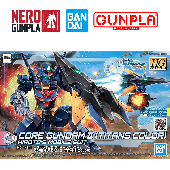 [HCM]Mô Hình Lắp Ráp Bandai Gunpla HG BD:R 1/144 Core Gundam II (Titans Color)