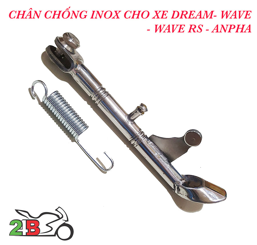 Chân chống đặc inox dream wave