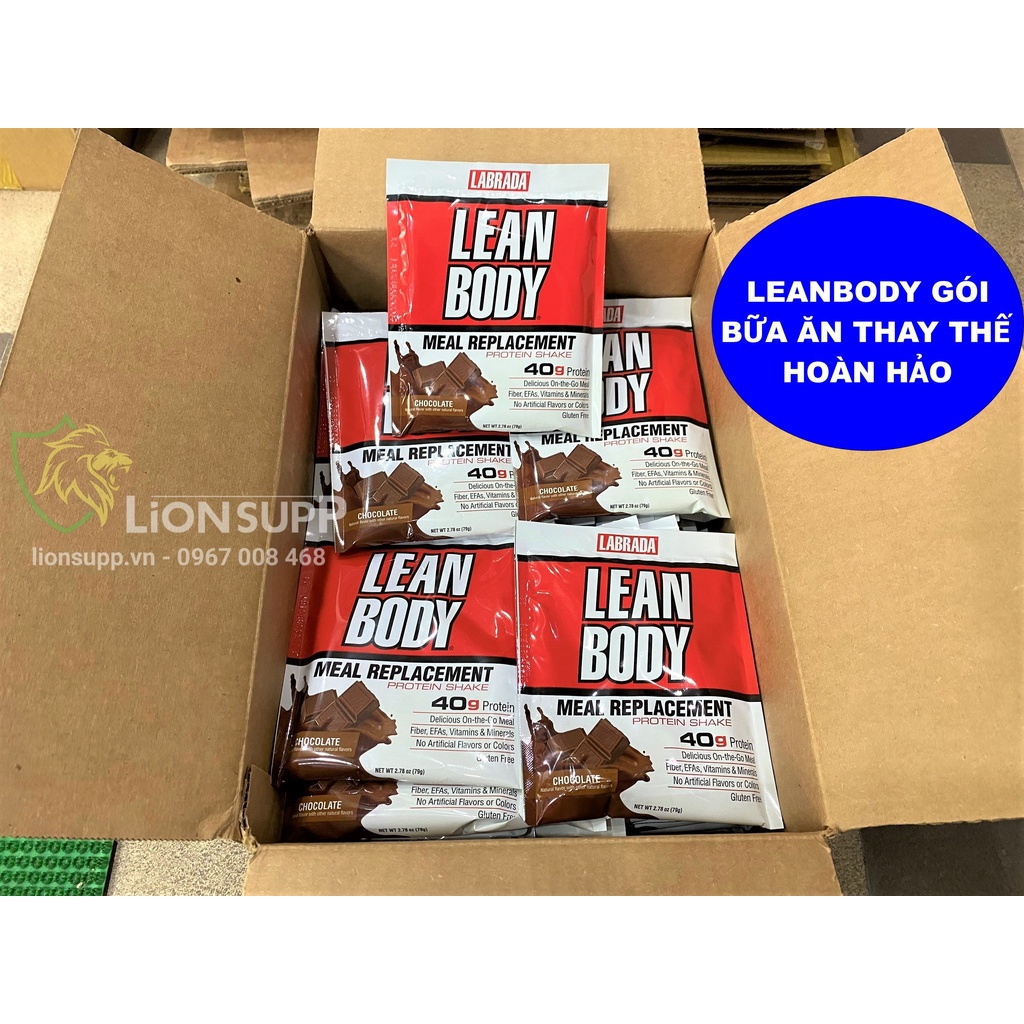 1 gói lean body bữa ăn thay thế dinh dưỡng - công ty bbt