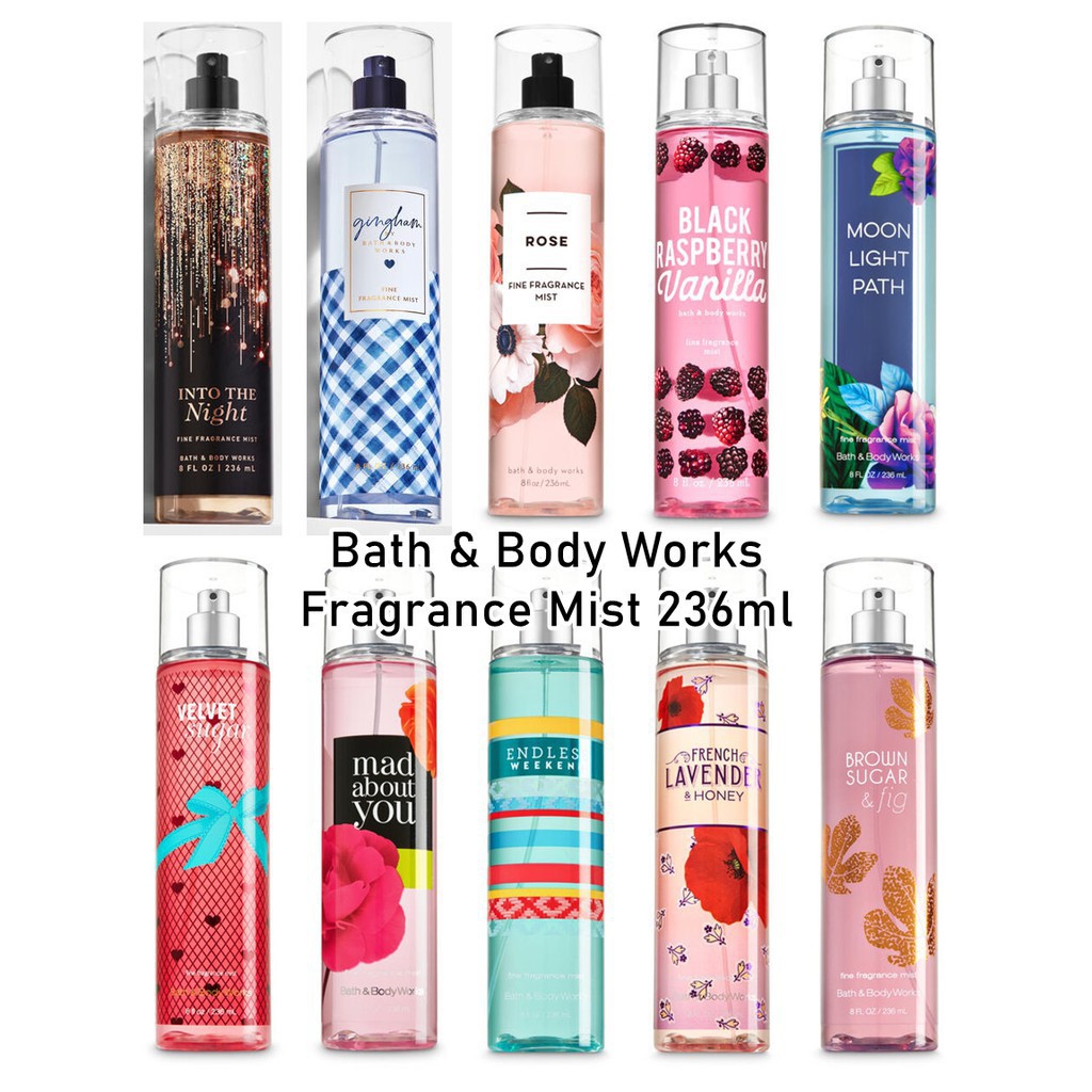 [HÀNG LOẠI 1] Xịt thơm toàn thân body mist Bath And Body Works 236ML