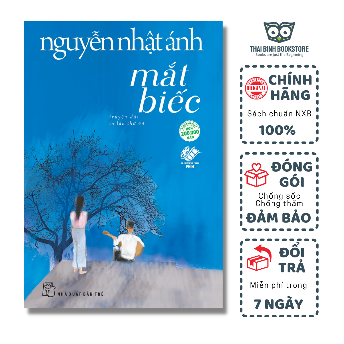 Sách - mắt biếc - tiểu thuyết - nguyễn nhật ánh - thái bình bookstore