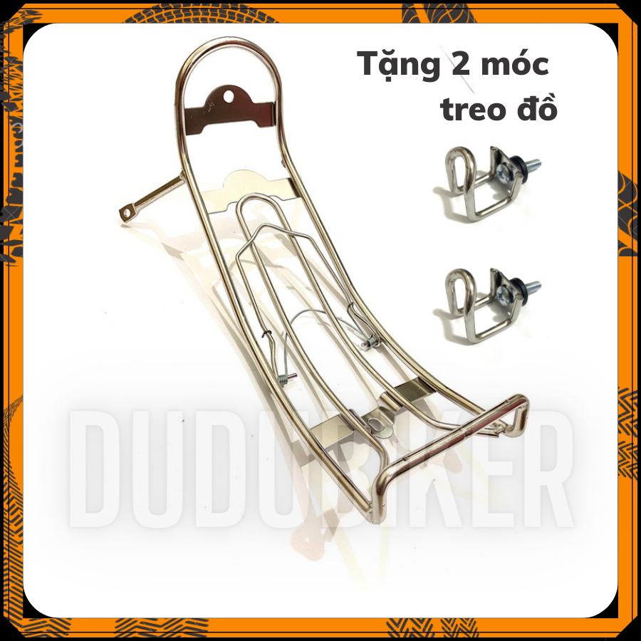 Baga inox chuối gắn wave 50cc wave 110 wave 100 2016 dream wave nhỏ